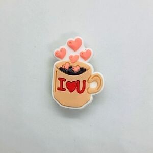 🎈5/$10🎈 PATCHES..CROC CHARMS.. Valentine's.. love.. coffee..